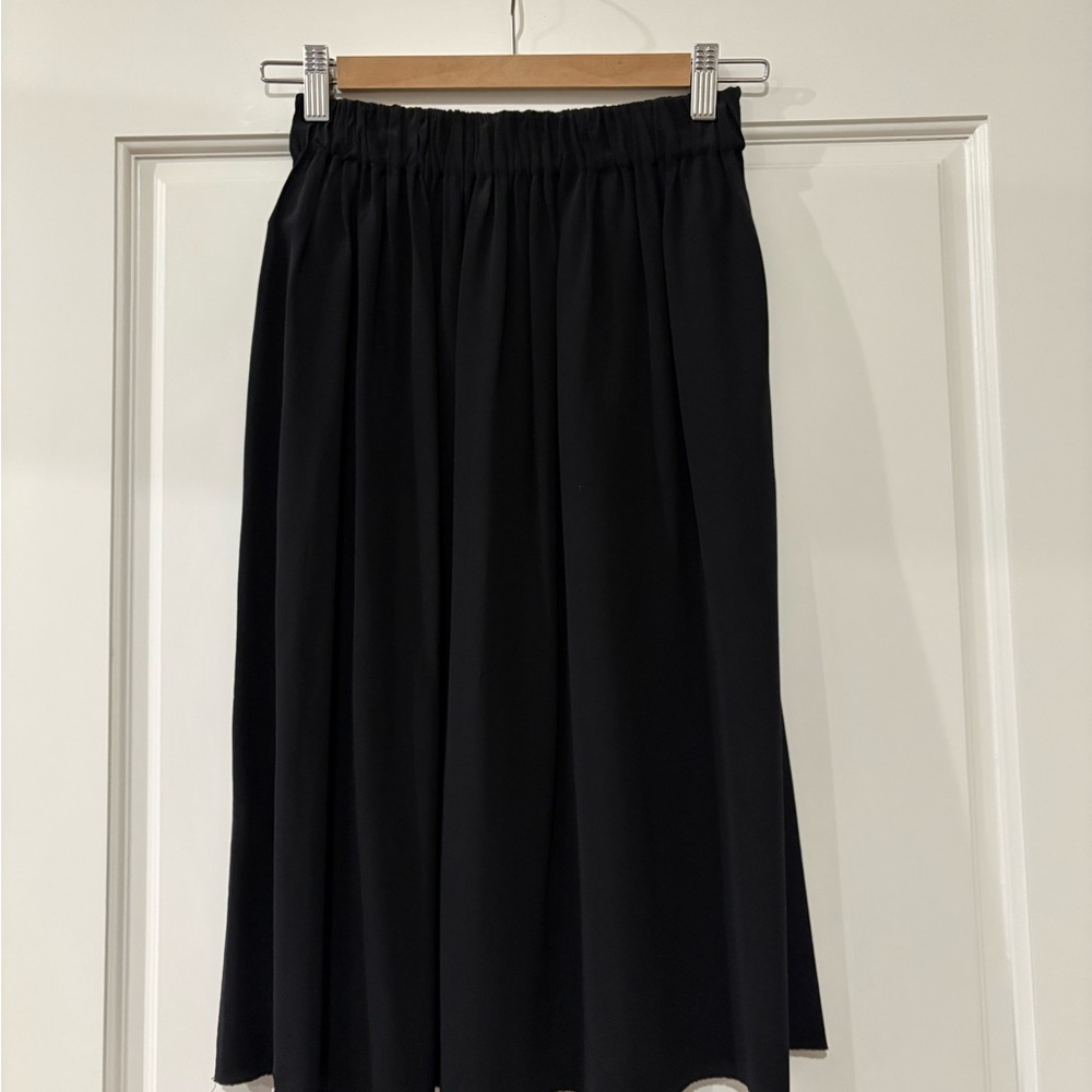 Vladimir Karaleev Silk Black Women's Skirt
